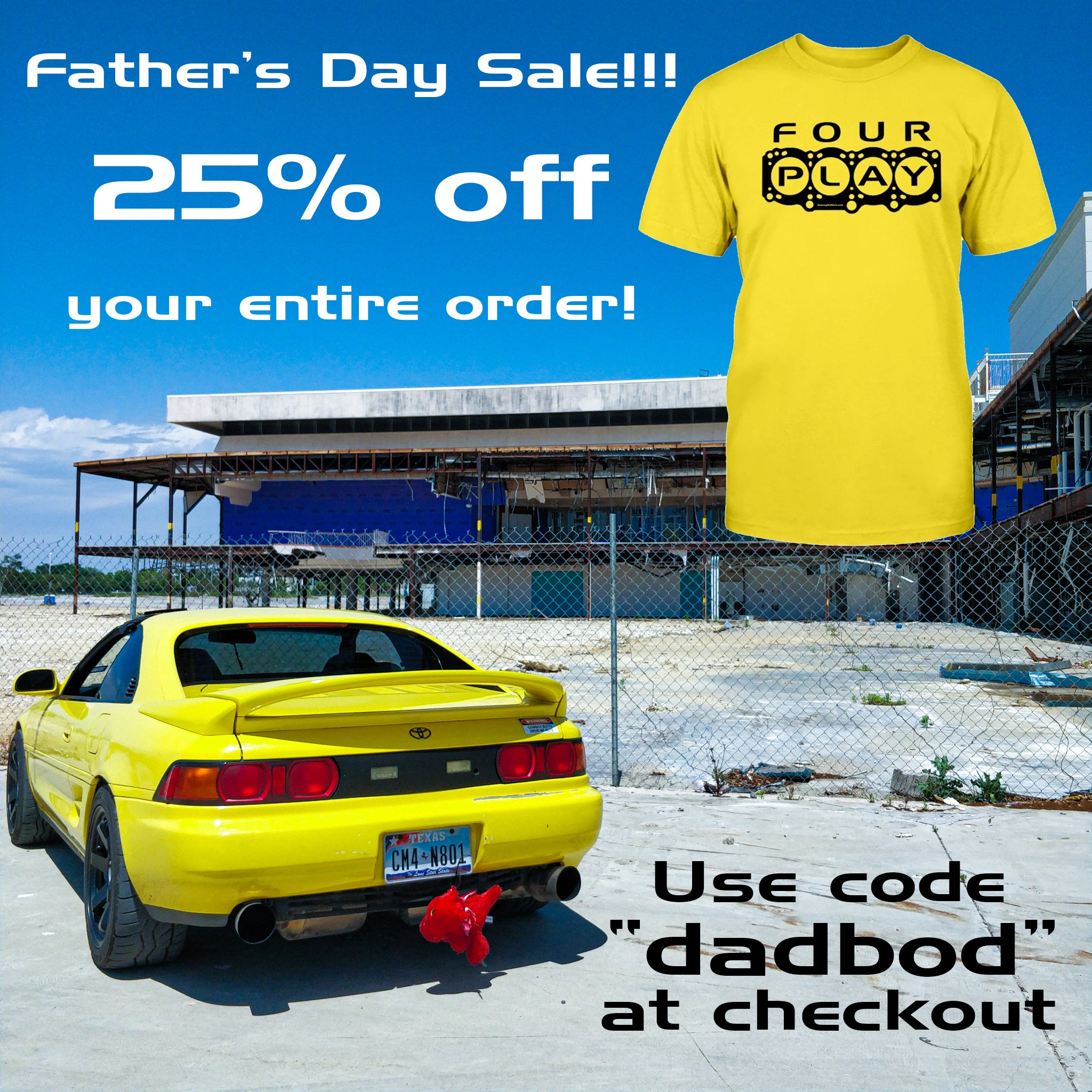 Fathers Day Sale! 25% off EVERYTHING!