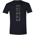 Black t-shirt featuring a highly detailed, exploded technical parts diagram of a Toyota 4A-GE 4-cylinder engine block and internals.